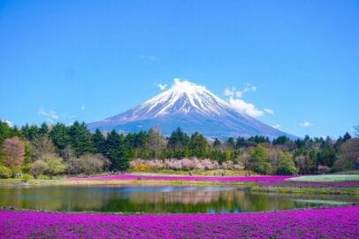 日本のシンボル、壮大な富士山