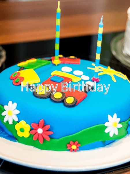 汽車のデザイン・お誕生日ケーキ